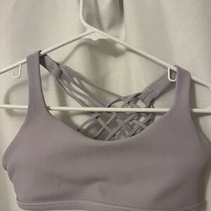 Lululemon Purple Strappy Sports Bra